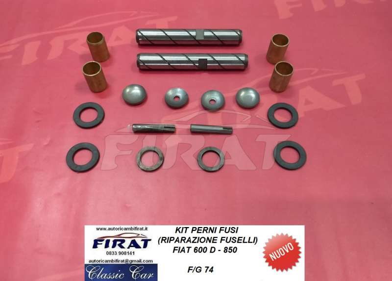 KIT REVISIONE FUSELLI FIAT 600 D - 850